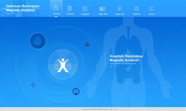 The latest 4th generation quantum resonance magnetic analyzer,K01 -  - 4