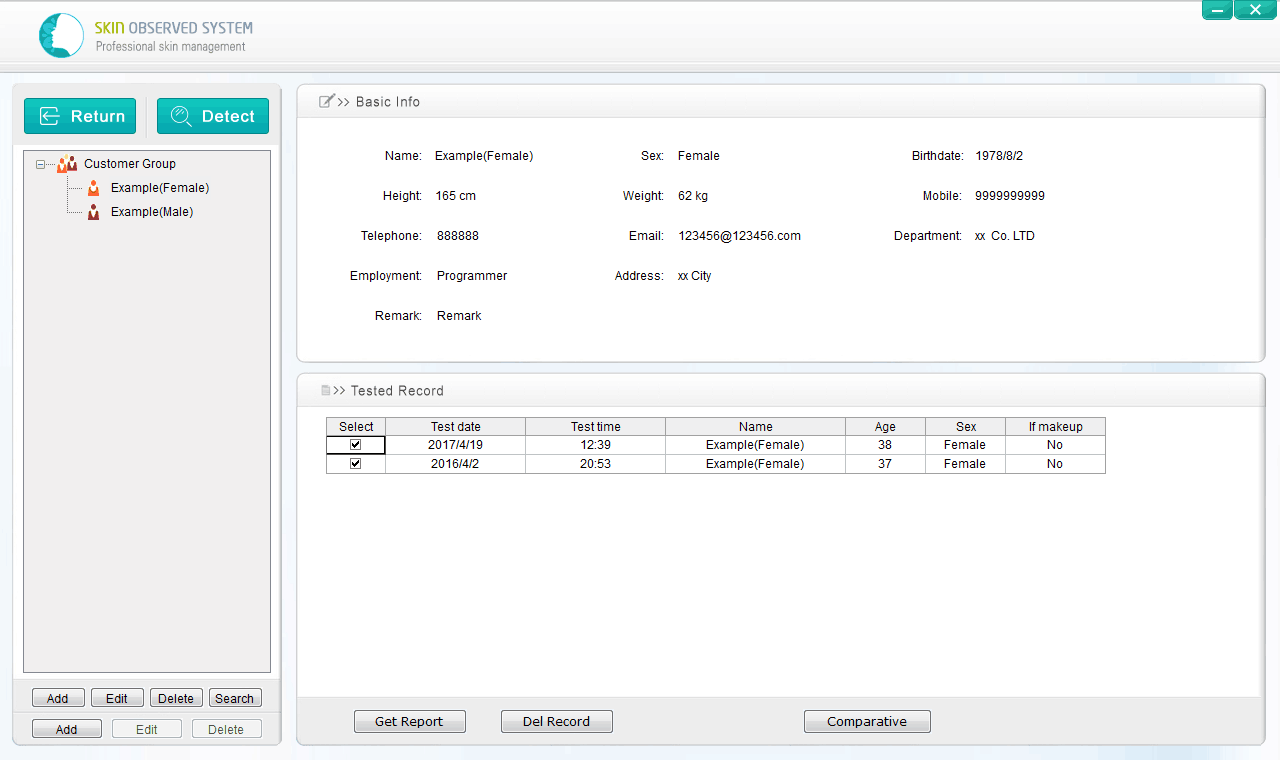 Digital skin analyzer connect computer use - News - 3