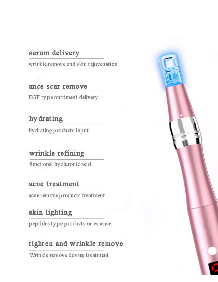 LED microneedling pen electronic derma roller SA05 -  - 9