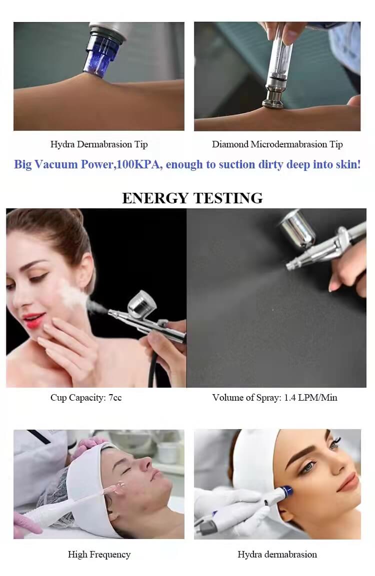 Oxygen jet peel dermabrasion coming with 12 + 2 function