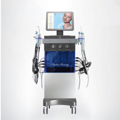 Oxygen jet peel dermabrasion machine with 12 in 1 function