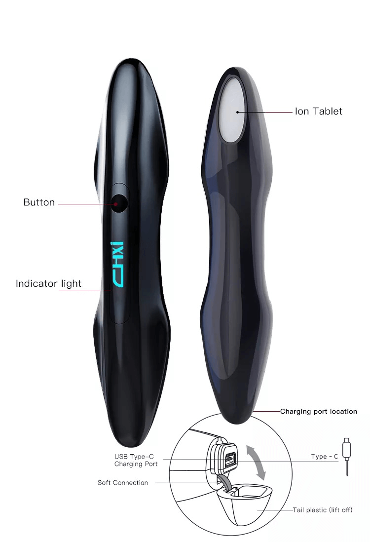 Plasma ozone pen acne meter -  - 5