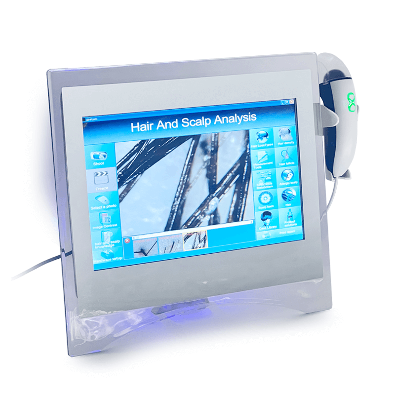 Skin and hair analyzer machine with before after compare -  - 1