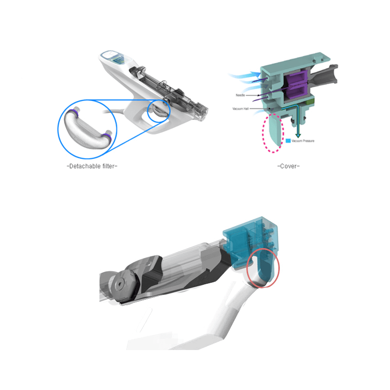 Vital injector 2 needle and filter -  - 1